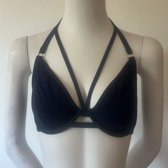 Miss Mandalay Icon Underwire Halter Bra Bikini Top - Picture 3 of 6